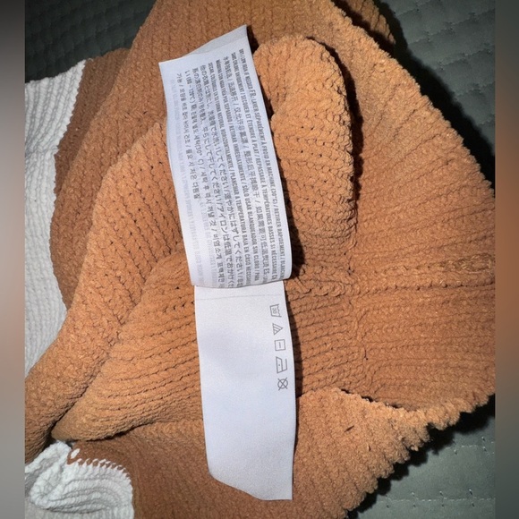 Abercrombie & Fitch Two-Tone off white and rusty light brown sweater size S VGUC - Picture 6 of 8